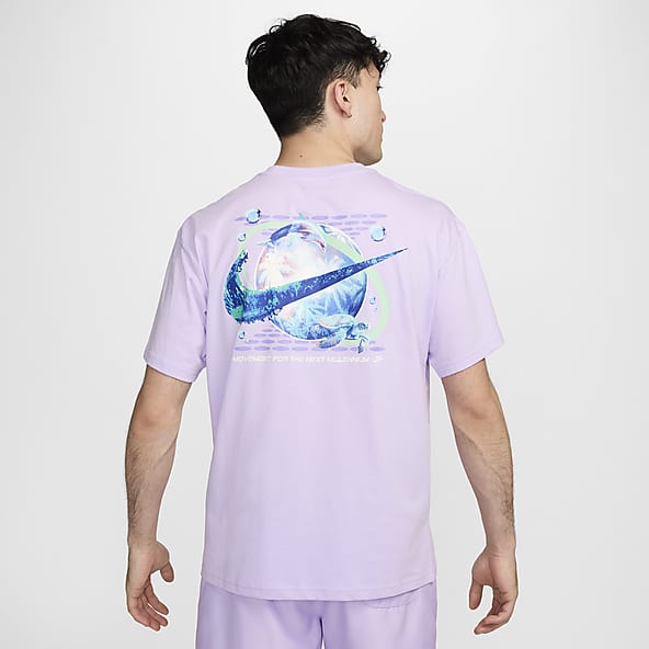 Mens Purple Tops T Shirts. Nike JP